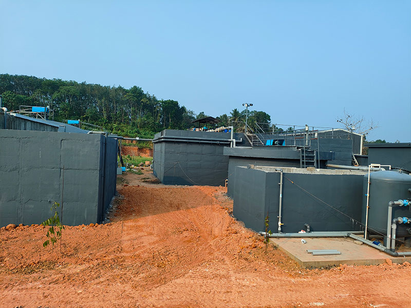 370 KLD Effluent Treatment Plant at Synthite Taste Park Kadayiruppu - 2